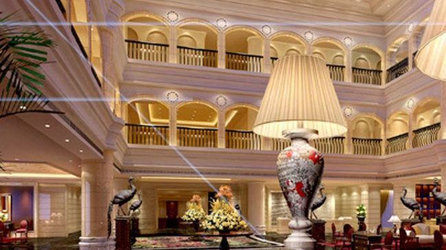 Luxury Blue Horizon Hotel Dongying Inreriör bild
