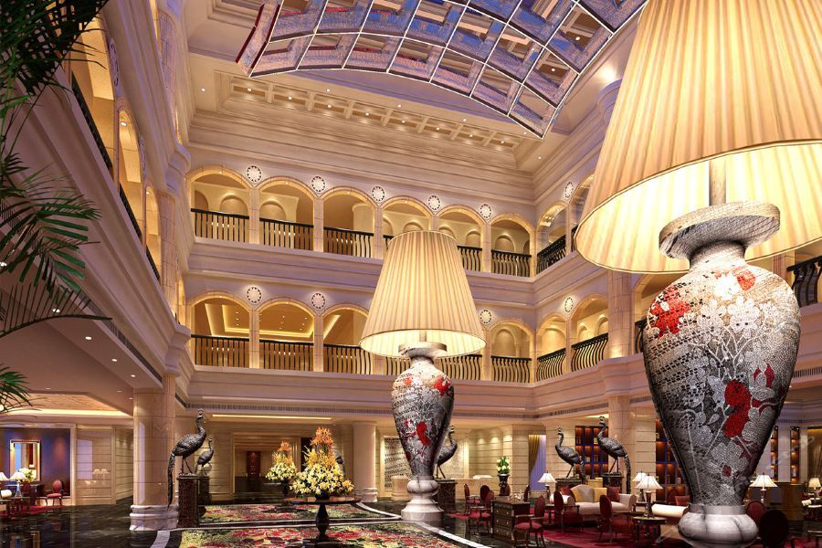Luxury Blue Horizon Hotel Dongying Exteriör bild